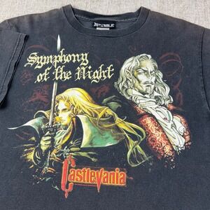 Vintage 1997 Castlevania Symphony of the Night T Shirt Men's Medium Video Game